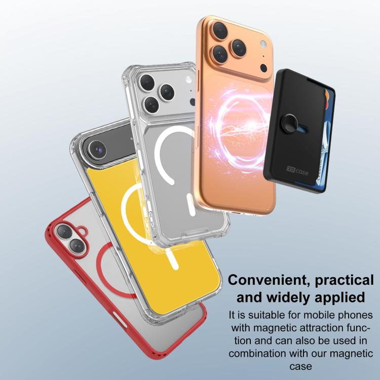 Soporte magnético de 3 tarjetas con botón lateral XDcase para iPhone/Galaxy y más