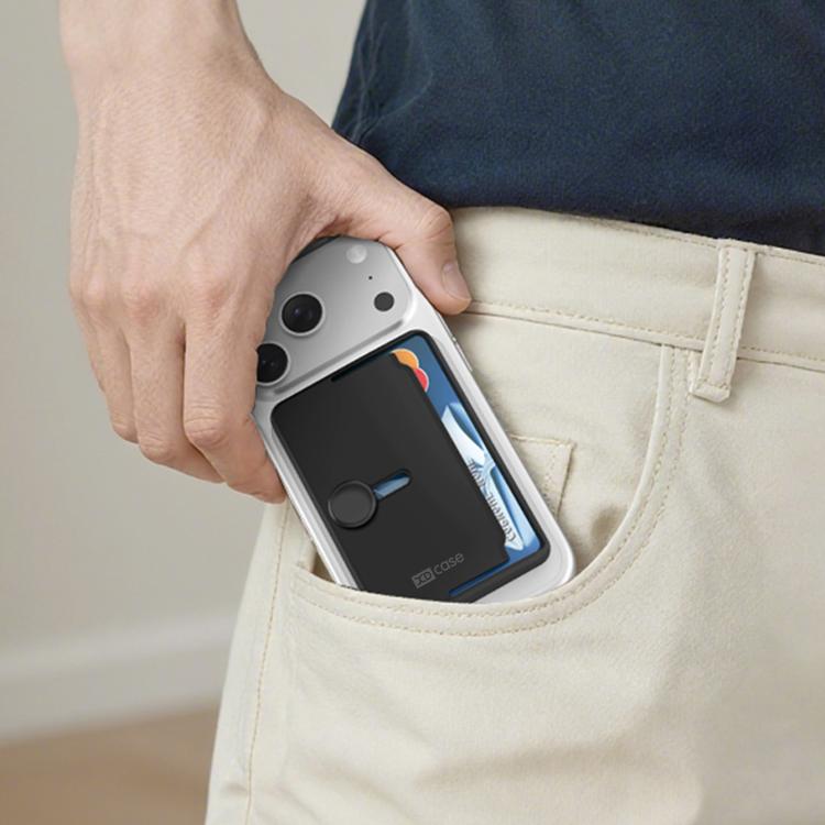 Soporte magnético de 3 tarjetas con botón lateral XDcase para iPhone/Galaxy y más