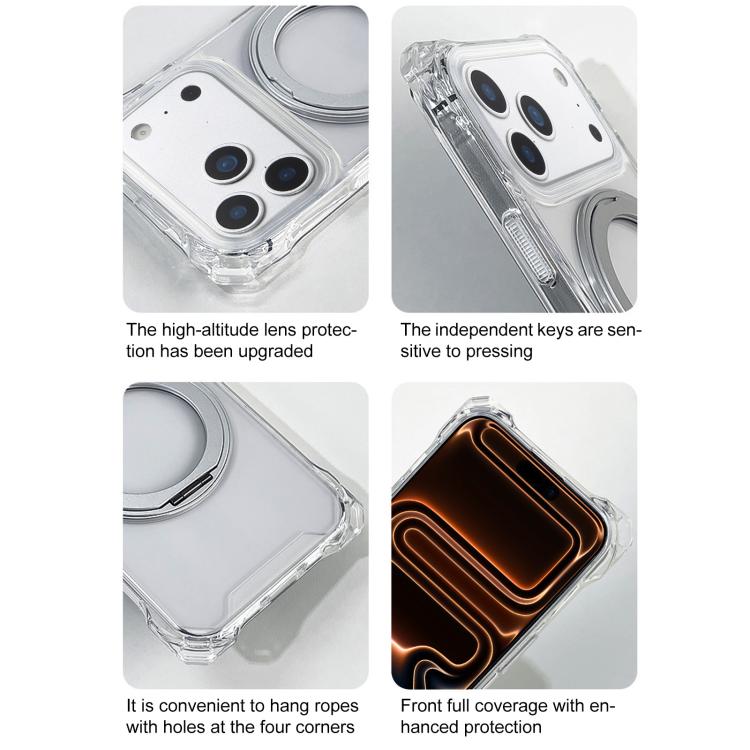 Funda magnética para teléfono XDcase Pivot Stand con cuatro orificios en las esquinas. Cordón no incluido., For iPhone 17 Pro Max, For iPhone 17 Pro, For iPhone 17, For iPhone Air