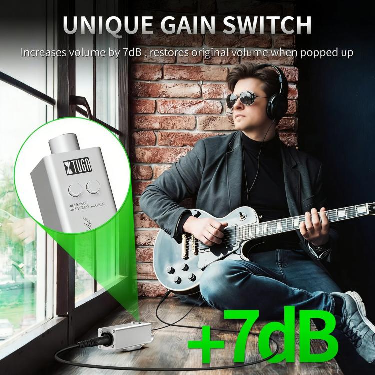 XTUGA LSY-20 Amplificador de monitor profesional portátil Ganancia de auriculares XLR, LSY-20
