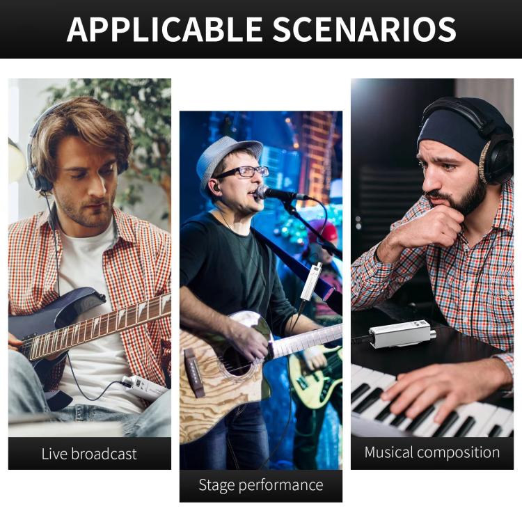 XTUGA LSY-20 Amplificador de monitor profesional portátil Ganancia de auriculares XLR, LSY-20