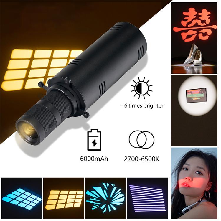 Luz de relleno LED S20 de 20 W con temperatura de color dual (2700 K-6500 K) para fotografía, vídeo y retratos.