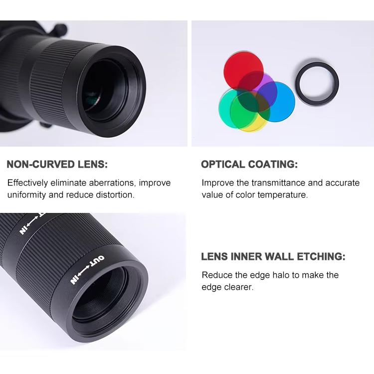 Luz de relleno LED S20 de 20 W con temperatura de color dual (2700 K-6500 K) para fotografía, vídeo y retratos.