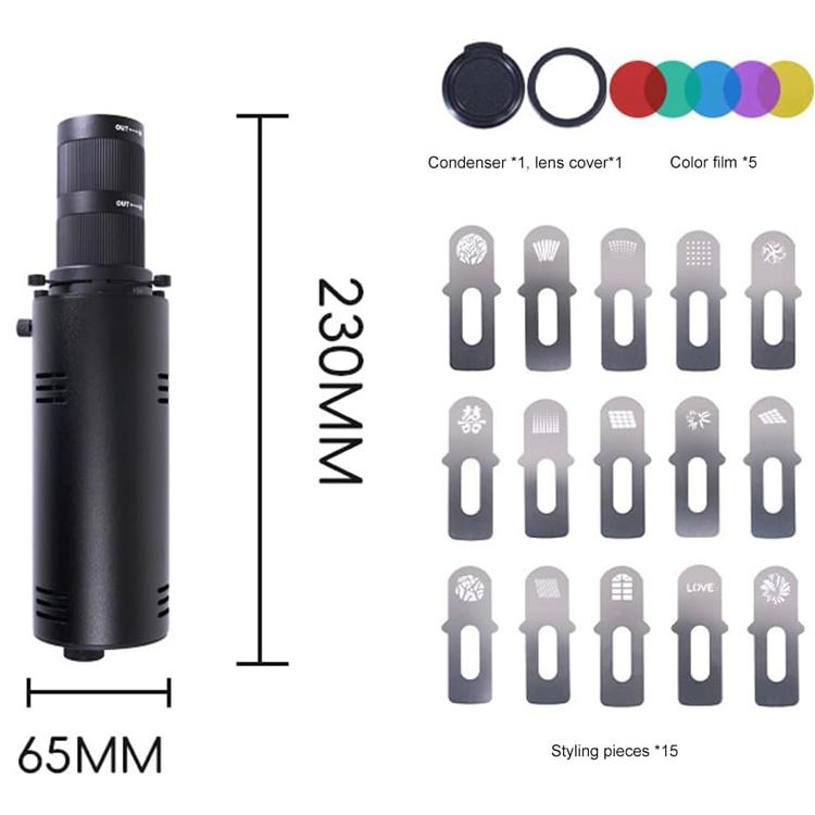 Luz de relleno LED S20 de 20 W con temperatura de color dual (2700 K-6500 K) para fotografía, vídeo y retratos.