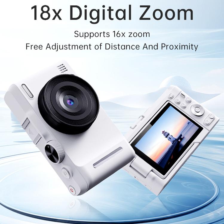 Cámara digital sin espejo DX9 de 48 MP, 4K, HD, con pantalla LCD abatible de 3 pulgadas y diseño retro, con sensor CCD.