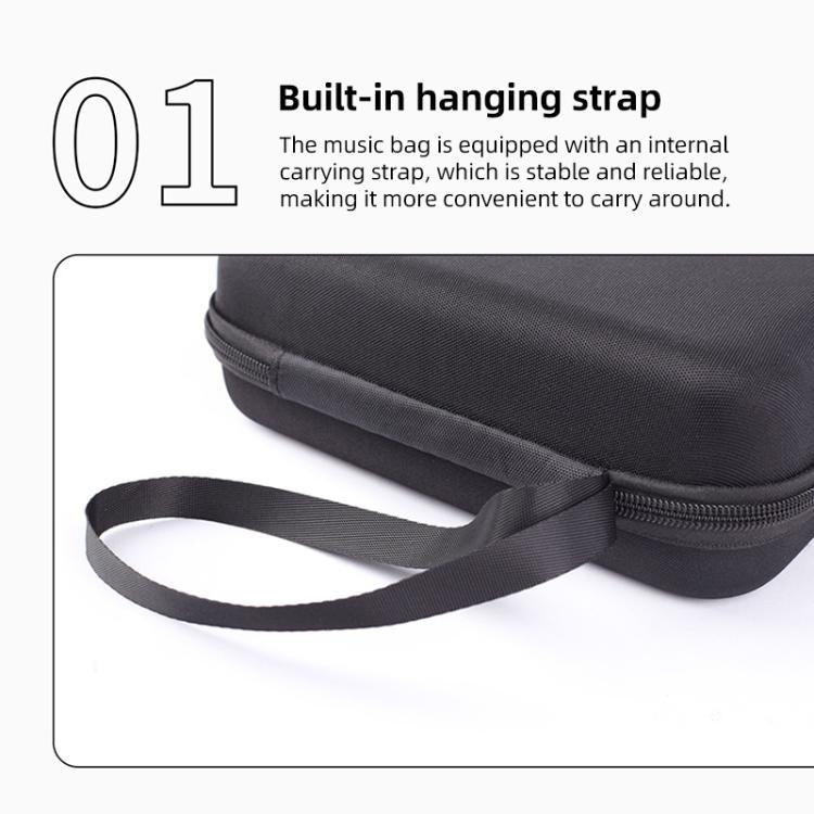 Funda para kalimba portátil de 17 teclas