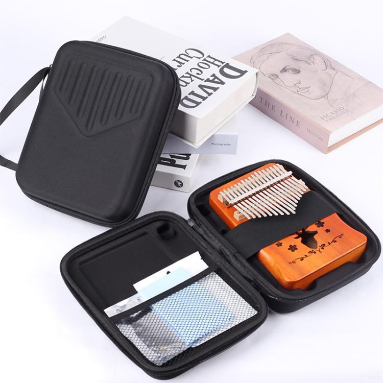 Funda para kalimba portátil de 17 teclas