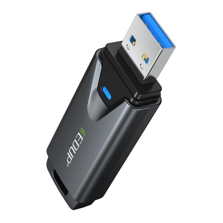 Adaptador de red inalámbrica mini USB tribanda WiFi 6E EDUP EP-AX1678, EP-AX1678