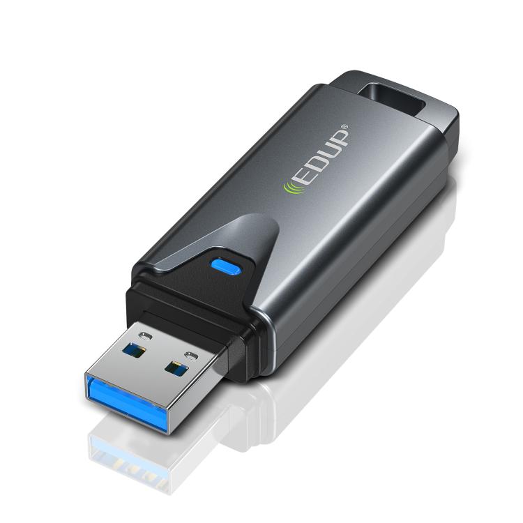 Adaptador de red inalámbrica mini USB tribanda WiFi 6E EDUP EP-AX1678, EP-AX1678