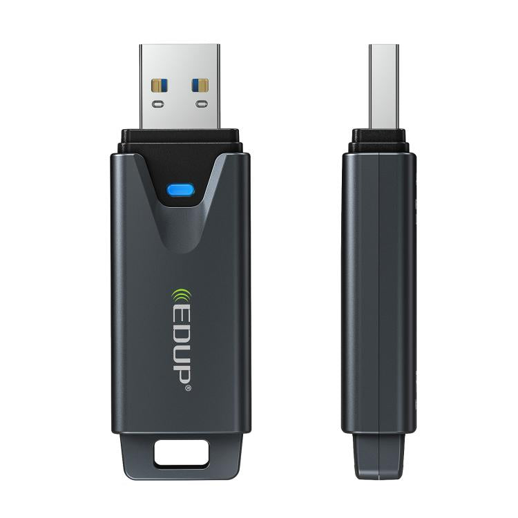 Adaptador de red inalámbrica mini USB tribanda WiFi 6E EDUP EP-AX1678, EP-AX1678