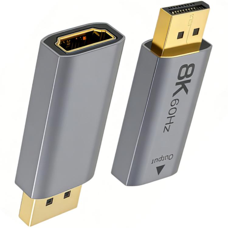 Convertidor 8K activo DP 1.4 a HDMI 2.1, DP 1.4 to HDMI 2.1
