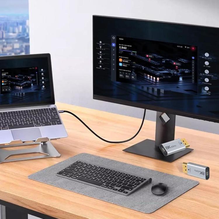 Convertidor 8K activo DP 1.4 a HDMI 2.1, DP 1.4 to HDMI 2.1