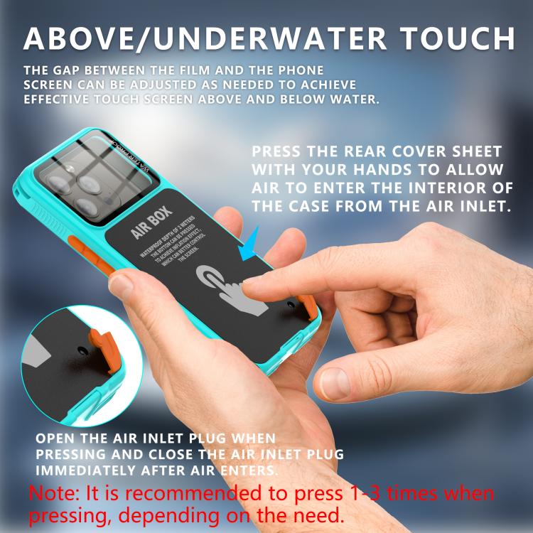 Funda impermeable universal para teléfono RedPepper Air Box de 6,1 pulgadas, Air Box 6.1-inch