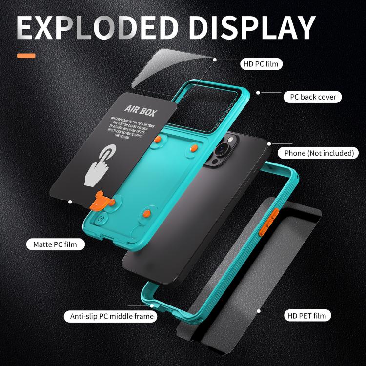 Funda impermeable universal para teléfono RedPepper Air Box Plus de 6,7 pulgadas, Air Box Plus 6.7-inch