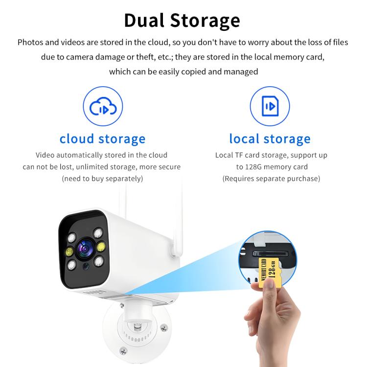Cámara de seguridad tipo bala PTZ para exteriores K20 1080P HD, K20