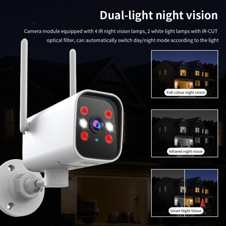 Cámara de seguridad tipo bala PTZ para exteriores K20 1080P HD, K20