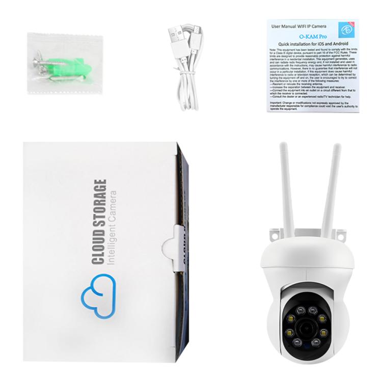 Cámara de vigilancia panorámica impermeable K21 1080P de 360 grados, K21