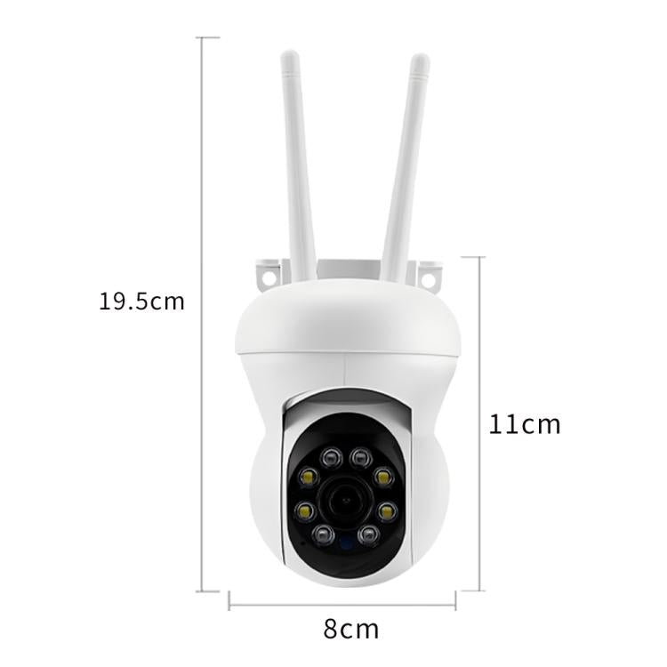 Cámara de vigilancia panorámica impermeable K21 1080P de 360 grados, K21