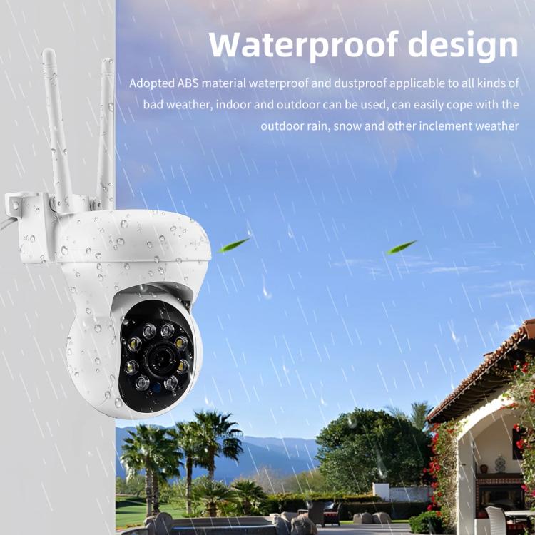 Cámara de vigilancia panorámica impermeable K21 1080P de 360 grados, K21