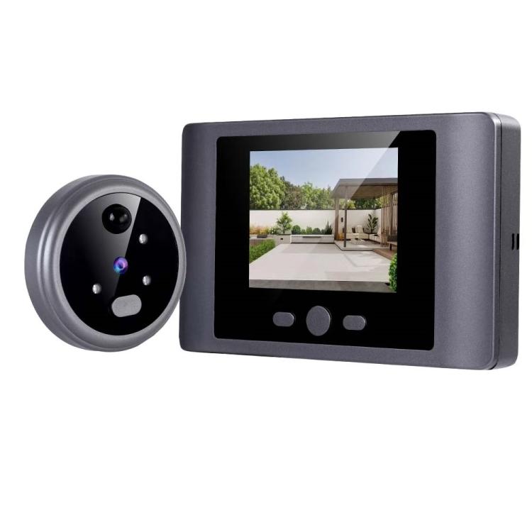 Mirilla electrónica RH-TPD08 con pantalla de 2,8 pulgadas y resolución 720P, con videoportero inalámbrico 2.4G.