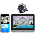 RH-PD6-I Timbre de puerta inteligente con video WiFi y detección de movimiento con pantalla HD de 4,3 pulgadas, RH-PD6-I