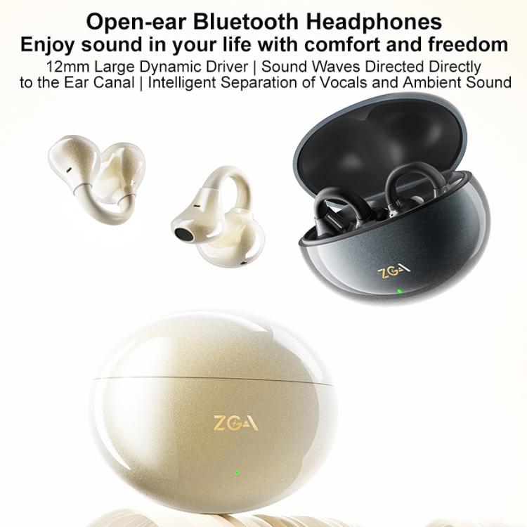 Auriculares inalámbricos Bluetooth ZGA GS25 con clip para la oreja, GS25
