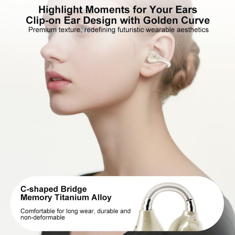 Auriculares inalámbricos Bluetooth ZGA GS25 con clip para la oreja, GS25