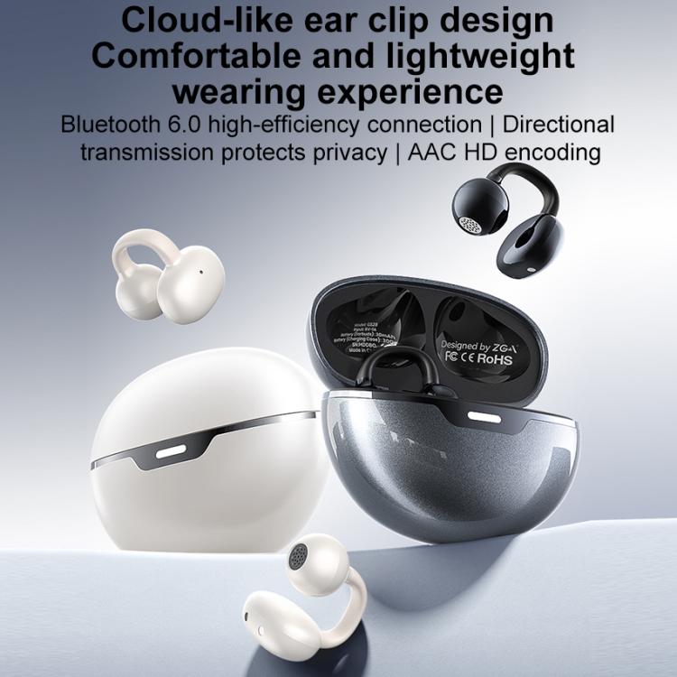 Auriculares inalámbricos Bluetooth ZGA GS28 con clip para la oreja e indicador luminoso., GS28