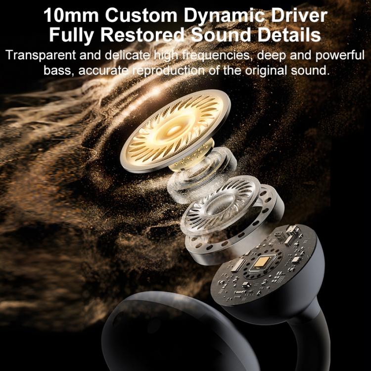 Auriculares inalámbricos Bluetooth ZGA GS28 con clip para la oreja e indicador luminoso., GS28