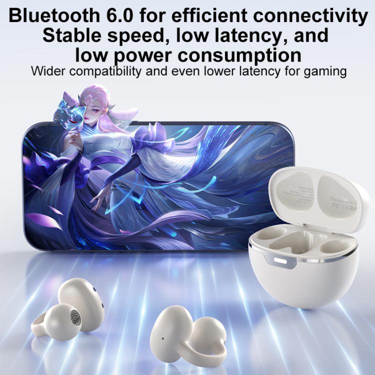 Auriculares inalámbricos Bluetooth ZGA GS28 con clip para la oreja e indicador luminoso., GS28