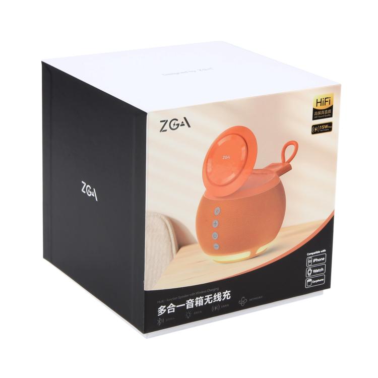 Altavoz Bluetooth multifuncional ZGA WX08 de 15 W y cargador inalámbrico para teléfono y reloj., WX08