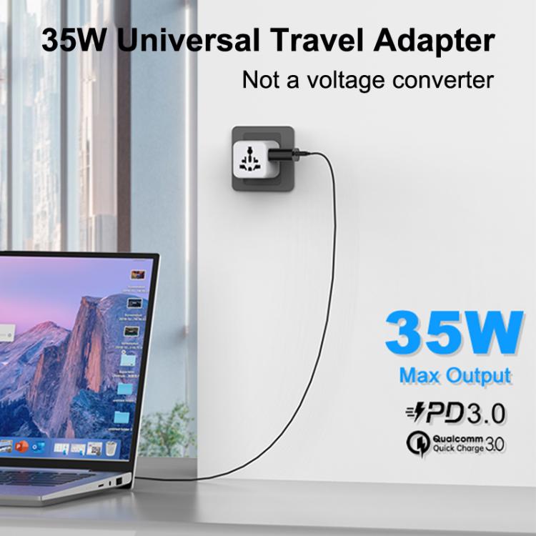 Adaptador de cargador de viaje universal multifuncional Onten CW81