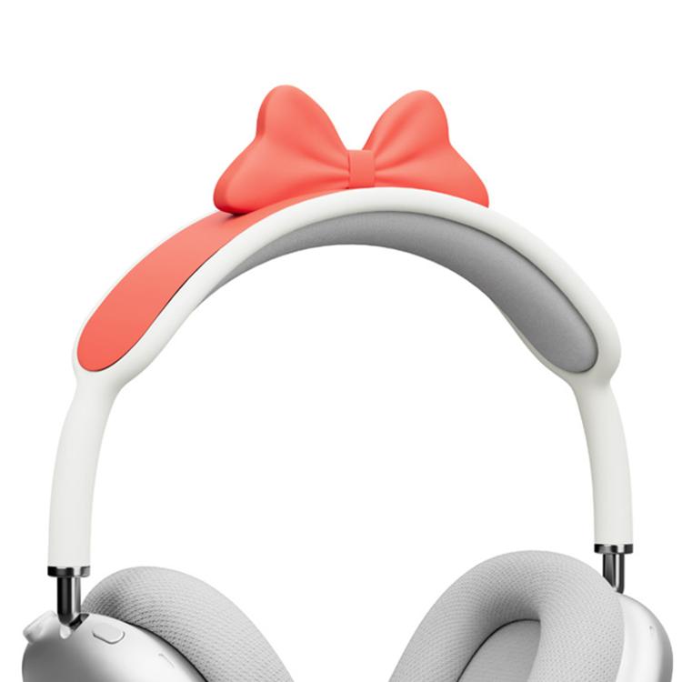 Funda decorativa de silicona para diadema con lazo, For AirPods Max