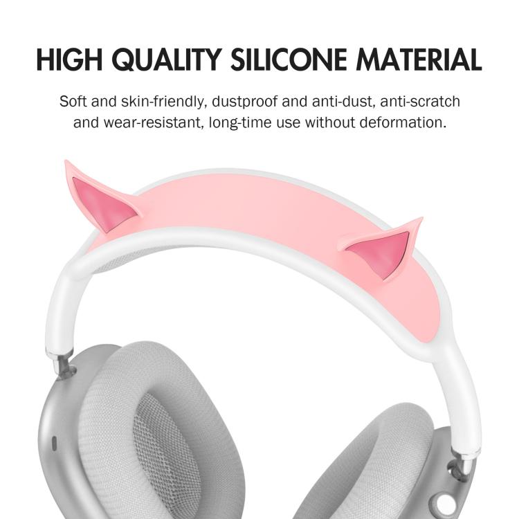 Diadema decorativa de silicona con orejas de elfo, For AirPods Max