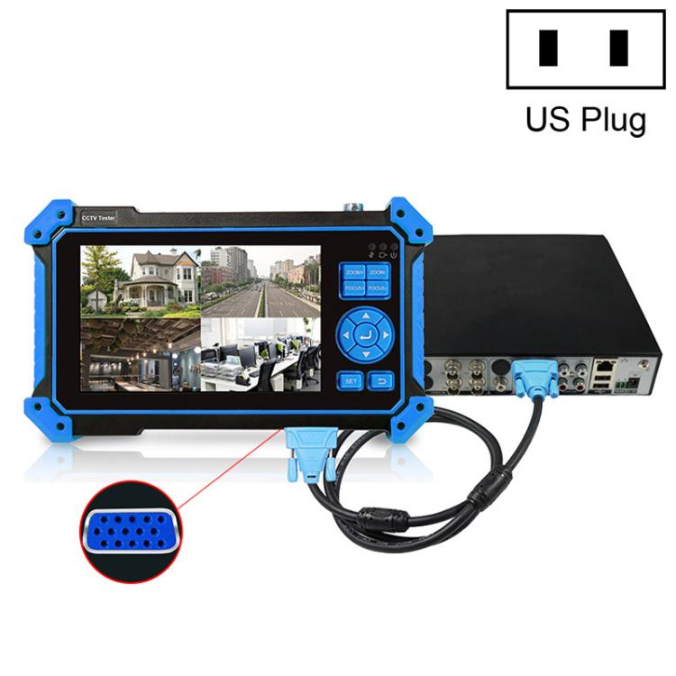 Probador de videovigilancia coaxial HD-3100Pro Engineering Treasure 5 en 1, US Plug, EU Plug, UK Plug