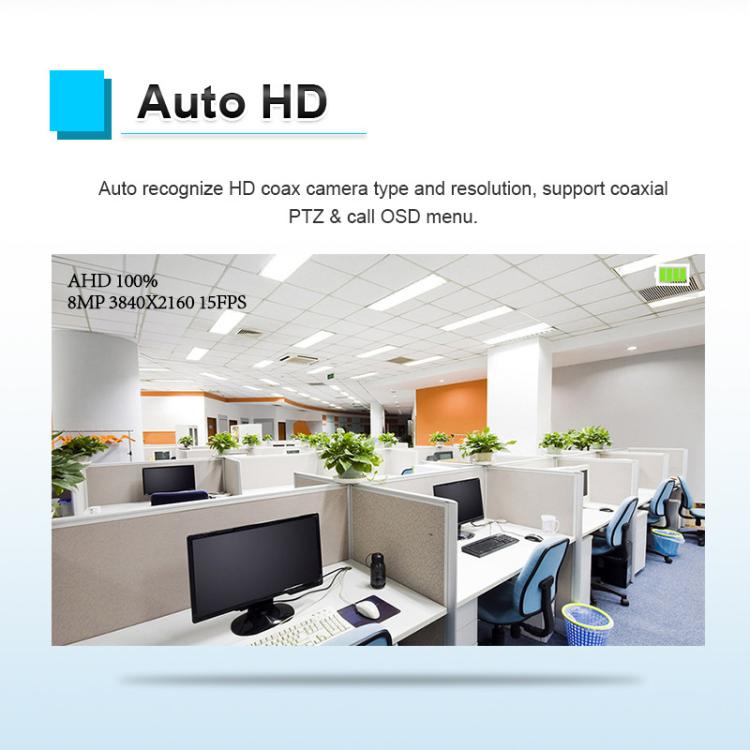 Probador de videovigilancia coaxial HD-3100Pro Engineering Treasure 5 en 1, US Plug, EU Plug, UK Plug