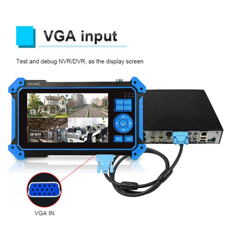 Probador de videovigilancia coaxial HD-3100Pro Engineering Treasure 5 en 1, US Plug, EU Plug, UK Plug