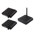 Transmisor de audio/vídeo inalámbrico Measy AV530-2 de 5,8 GHz + 2 receptores, distancia de transmisión: 300 m, Black US Plug