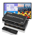 Conmutador de vídeo NK-BT41 4K 4 entradas 1 salida HDMI con multivisor cuádruple y mando a distancia., NK-BT41