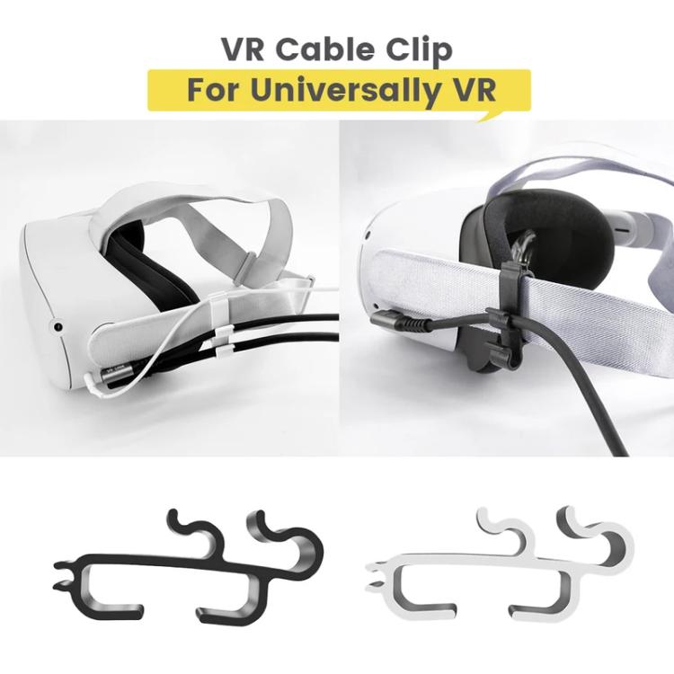 Hebilla de fijación con clip auxiliar para cable VR universal