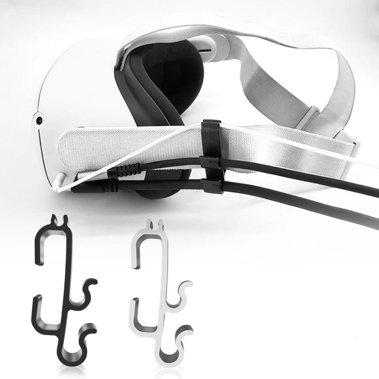 Hebilla de fijación con clip auxiliar para cable VR universal