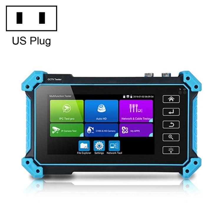 Probador de videovigilancia para ingeniería de simulación de redes coaxiales IPC-5200 Plus 4K, US Plug, EU Plug, UK Plug, AU Plug