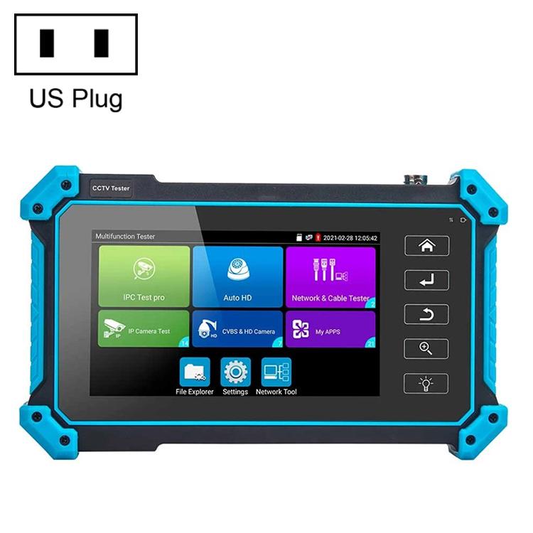 Probador de videovigilancia para ingeniería de simulación de redes coaxiales IPC-5100 Plus 4K, US Plug, EU Plug, UK Plug, AU Plug