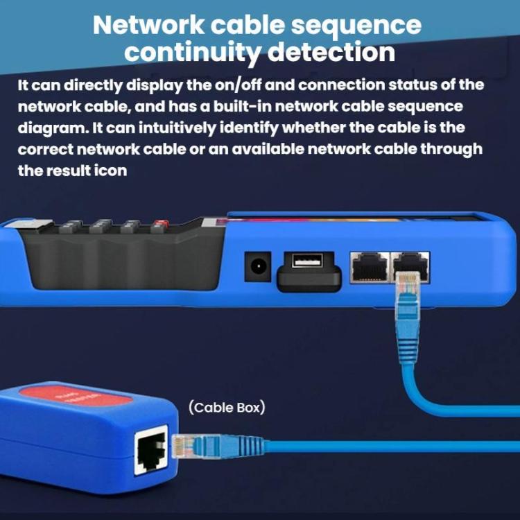 Probador de ingeniería de red analógica coaxial IPC9310Plus con pantalla HD de 4,5 pulgadas y probador de videovigilancia, IPC9310Plus(US Plug)