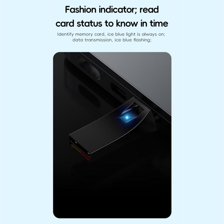 Adaptador lector de tarjetas SD con interfaz Mini Tipo-C, no compatible con tarjetas TF.