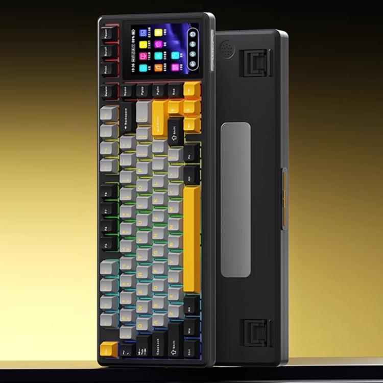 Teclado mecánico personalizable AULA L99 con pantalla táctil inteligente RGB de tres modos