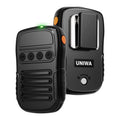 Intercomunicador portátil inalámbrico UNIWA BM008 BT5.2 con micrófono PTT y función de walkie-talkie.