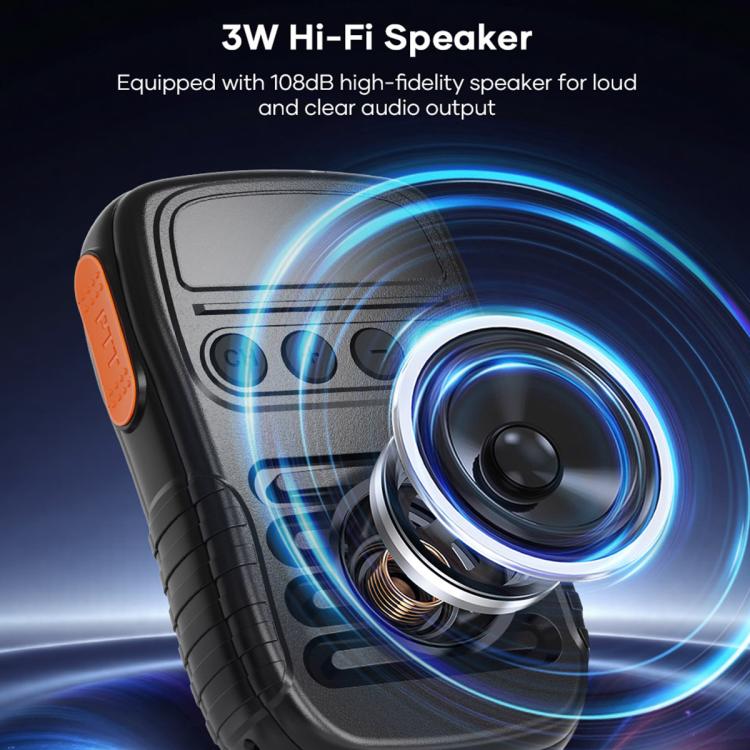 Intercomunicador portátil inalámbrico UNIWA BM008 BT5.2 con micrófono PTT y función de walkie-talkie.