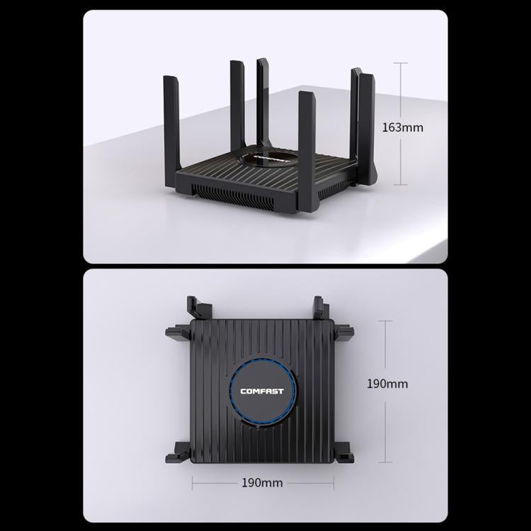 Router inalámbrico para juegos COMFAST CF-WR673BE WiFi 7 Gigabit de doble banda 2700M, AU Plug, EU Plug, US Plug