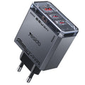 Cargador rápido de tres puertos Yesido YC101 de 65 W con tecnología Mecha GaN, YC101
